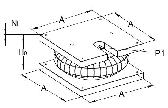 CBA-MD 系列 空气弹簧(图1)