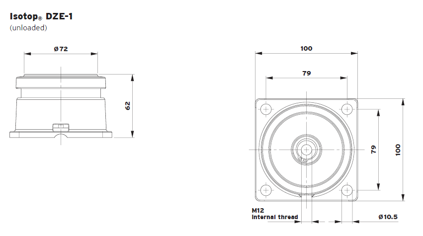 DZE damping vibration isolator(图1)