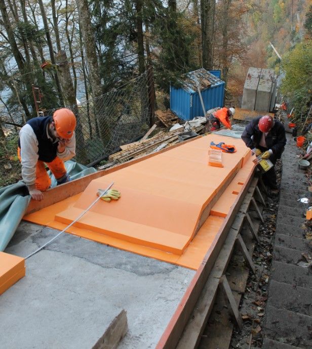 Sylomer elastic vibration isolation material